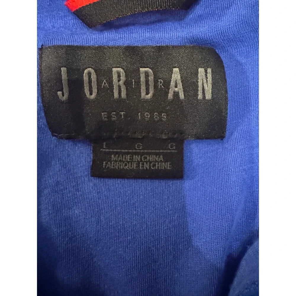 Jordan Pullover Jacket Windbreaker‎ Color Block Blue Red Black Mens |W1